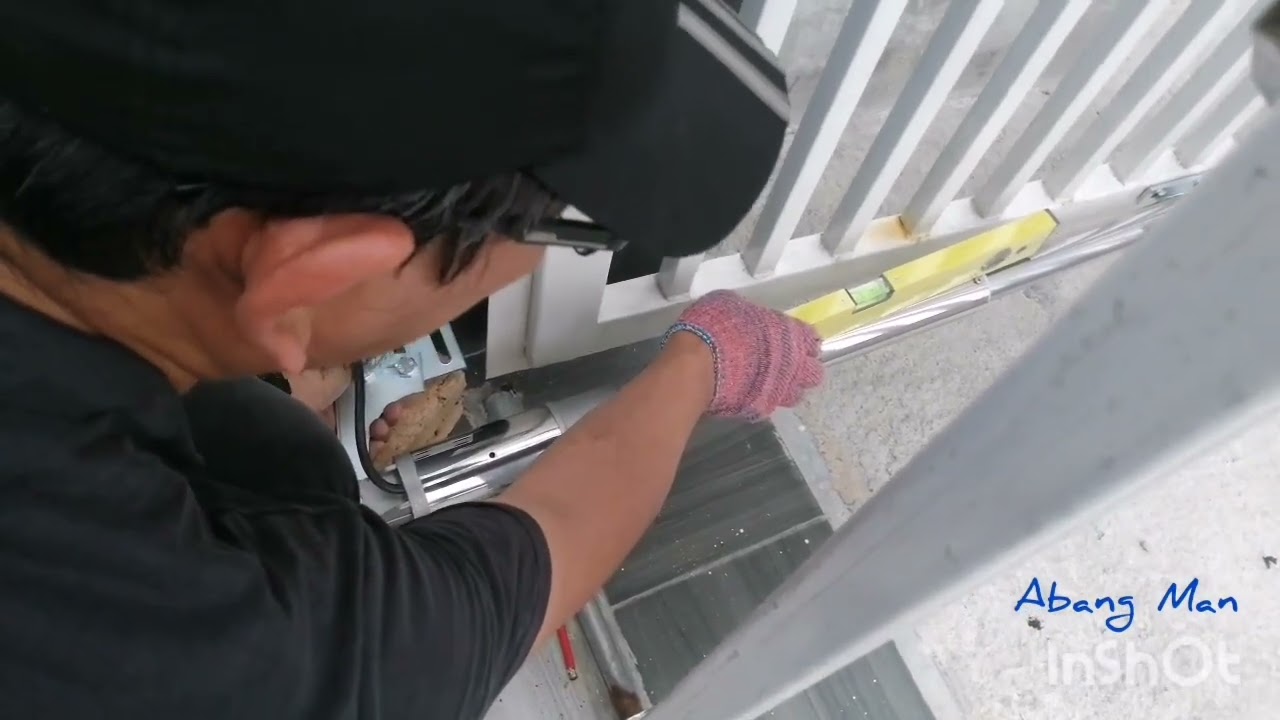 DIY: (Part 2) Cara mudah pasang Autogate - Ukuran Bracket Motor Arm
