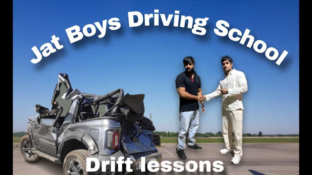 Drifting with @Nakul Dhull | Black boy in black thar and workout with emohizra boy Harshit .