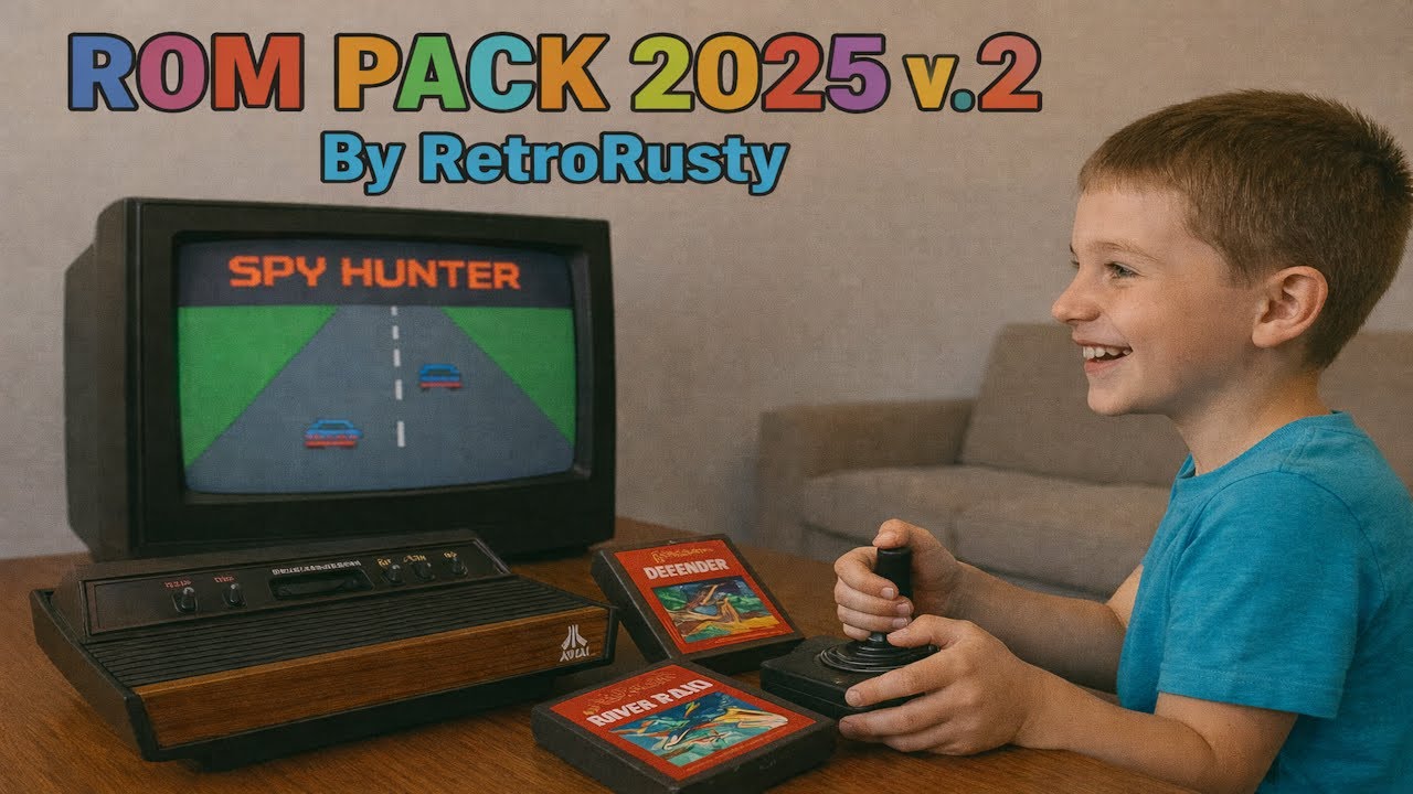 Atari 2600 Rom Pack 2025 V.2 (665 Games + Art) - Retrobat