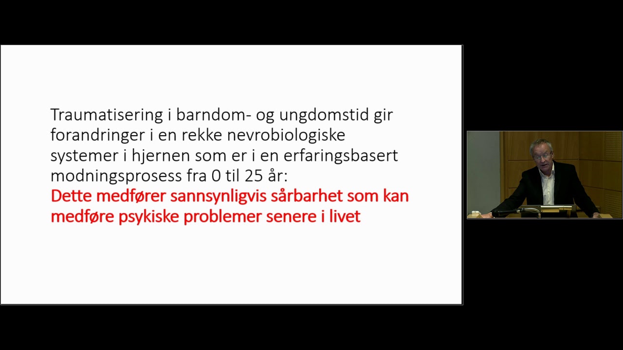 Øyvind Urnes: Konsekvenser av toksisk stress og utviklingstraumer