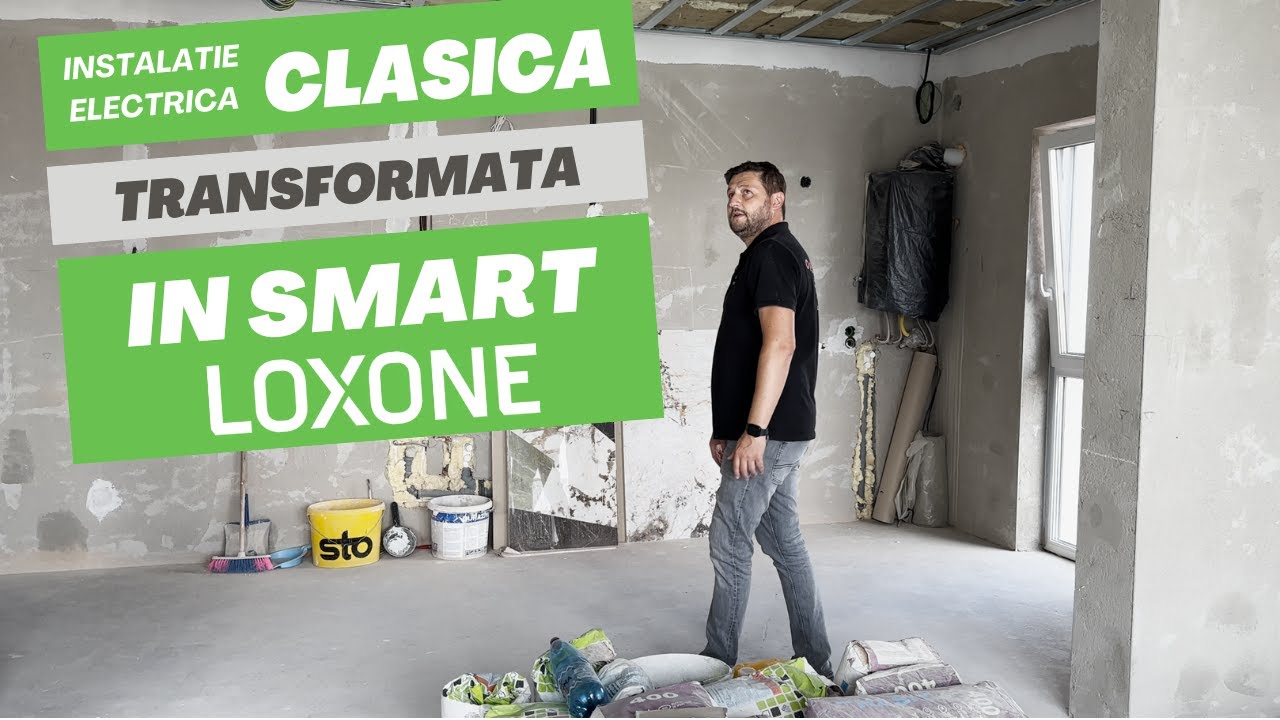 Instalatie Electrica Clasica Transformata in Smart ... cu #Loxone! #electrician #caseinteligente
