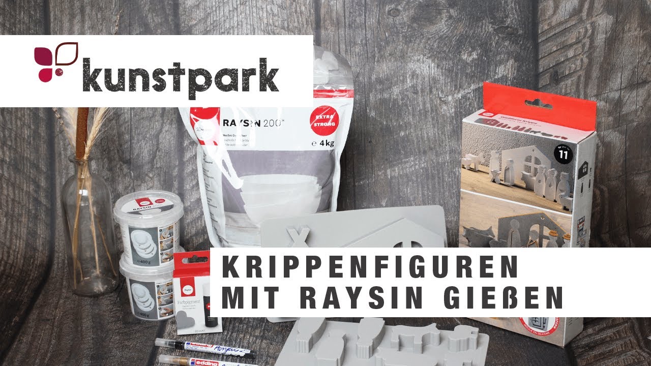 Krippenfiguren mit Raysin gießen - DIY Anleitung