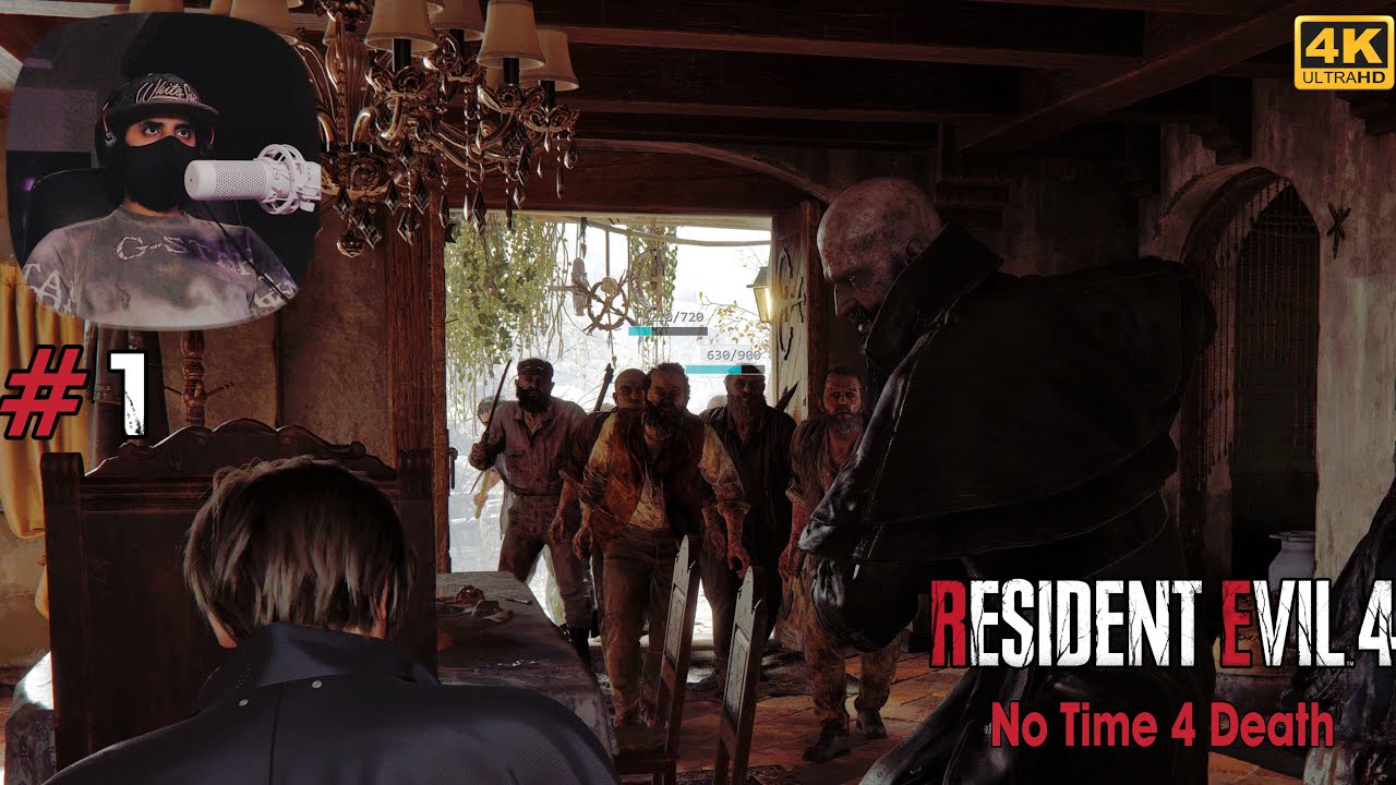 تختيم رزدنت ايفل ٤ ريميك (مود لا وقت للموت )| Resident Evil 4 Remake (No Time 4 Death Mod ) #1
