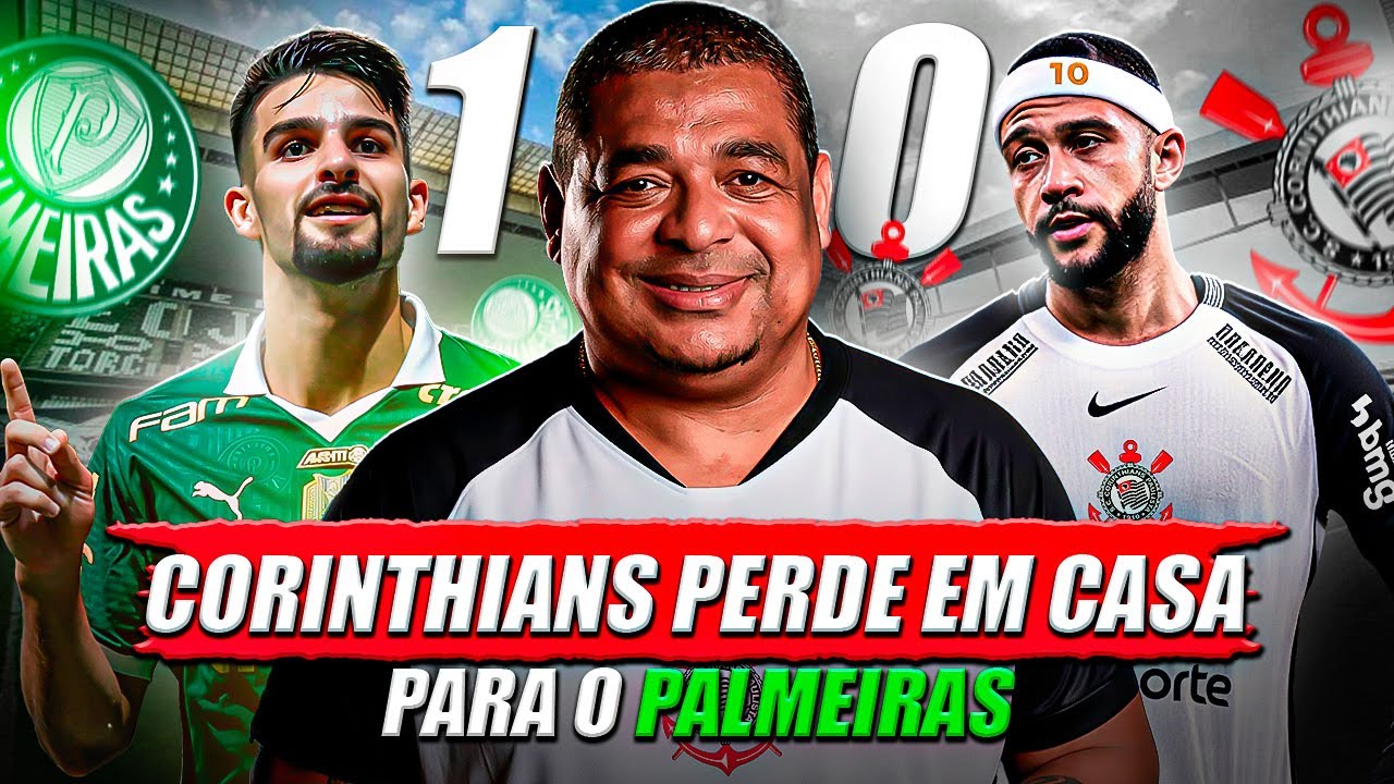 VAMPNEWS: CORINTHIANS PERDE PARA O PALMEIRAS EM CASA, FLA GOLEIA E TITE TRETA COM FILHO