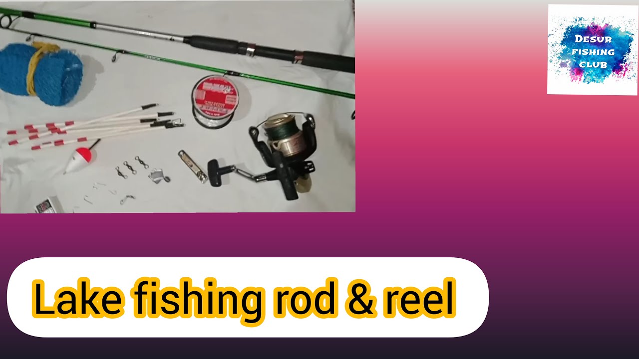 🎣🎣lake fishing rod & reel🐠🐠