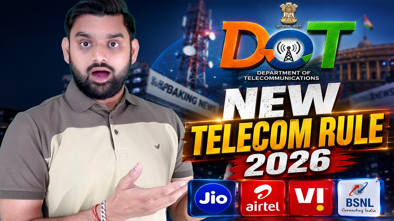 DoT's Biggest Telecom Reform! Licence System Ends in India 🇮🇳 | New Telecom Rules 2026 |