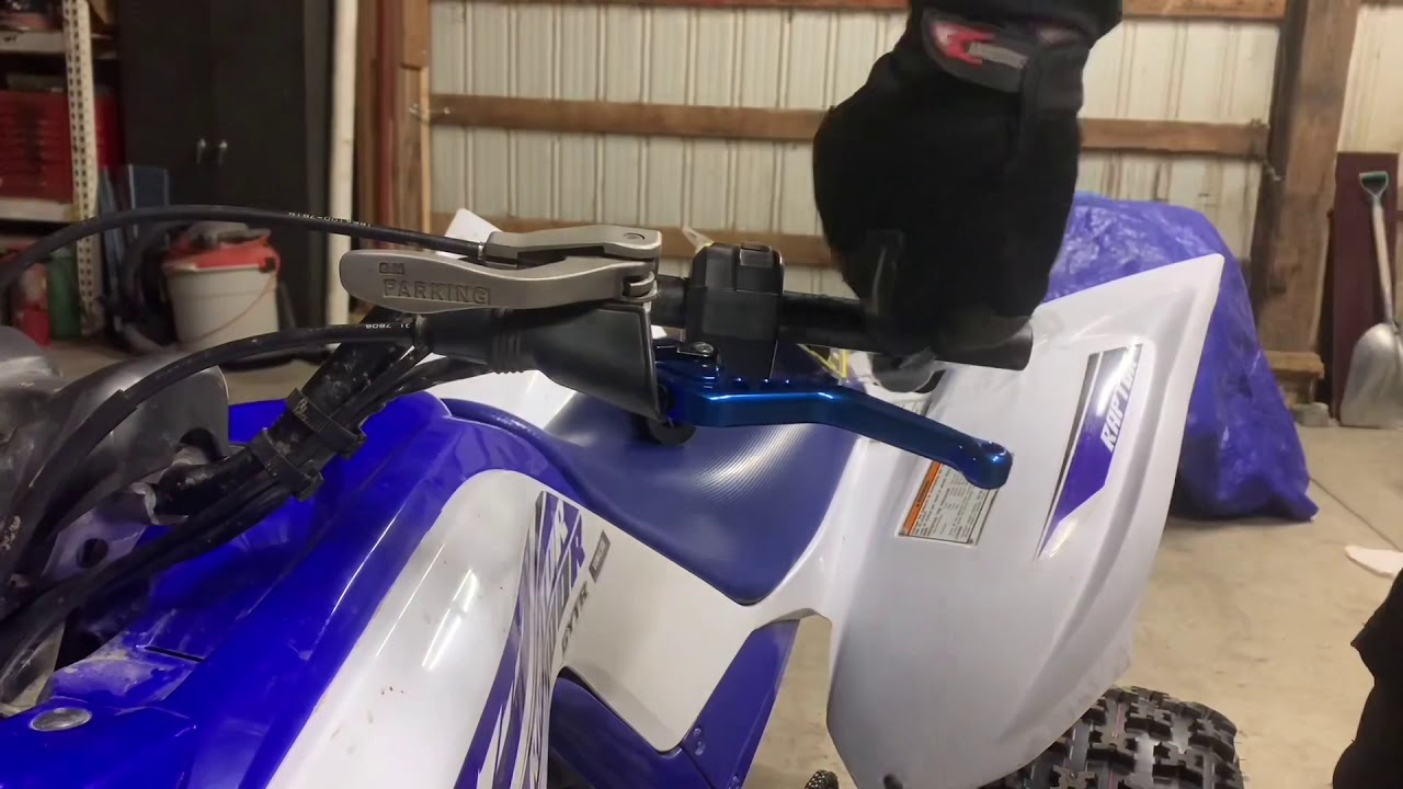 Part 2 of New Parts For the Raptor Pro Taper Grips and FXCNC Levers