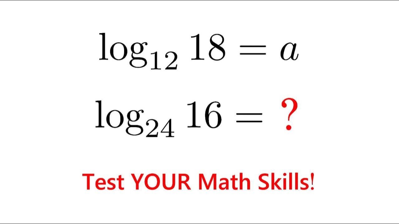 Can You Solve This ISI Entrance Exam Log Problem?