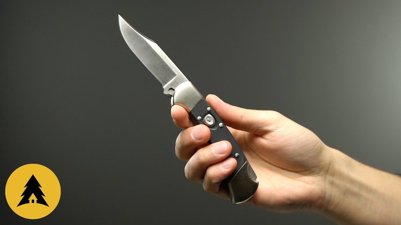 Нож BUCK Ranger Elite Auto 112 сталь S30V, рукоять Black G10