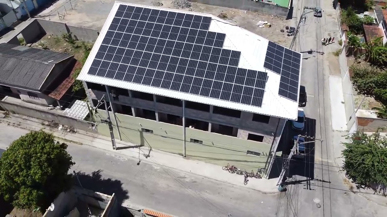Filmagem com Drone - Placa Solar da empresa: SHGREENSUN