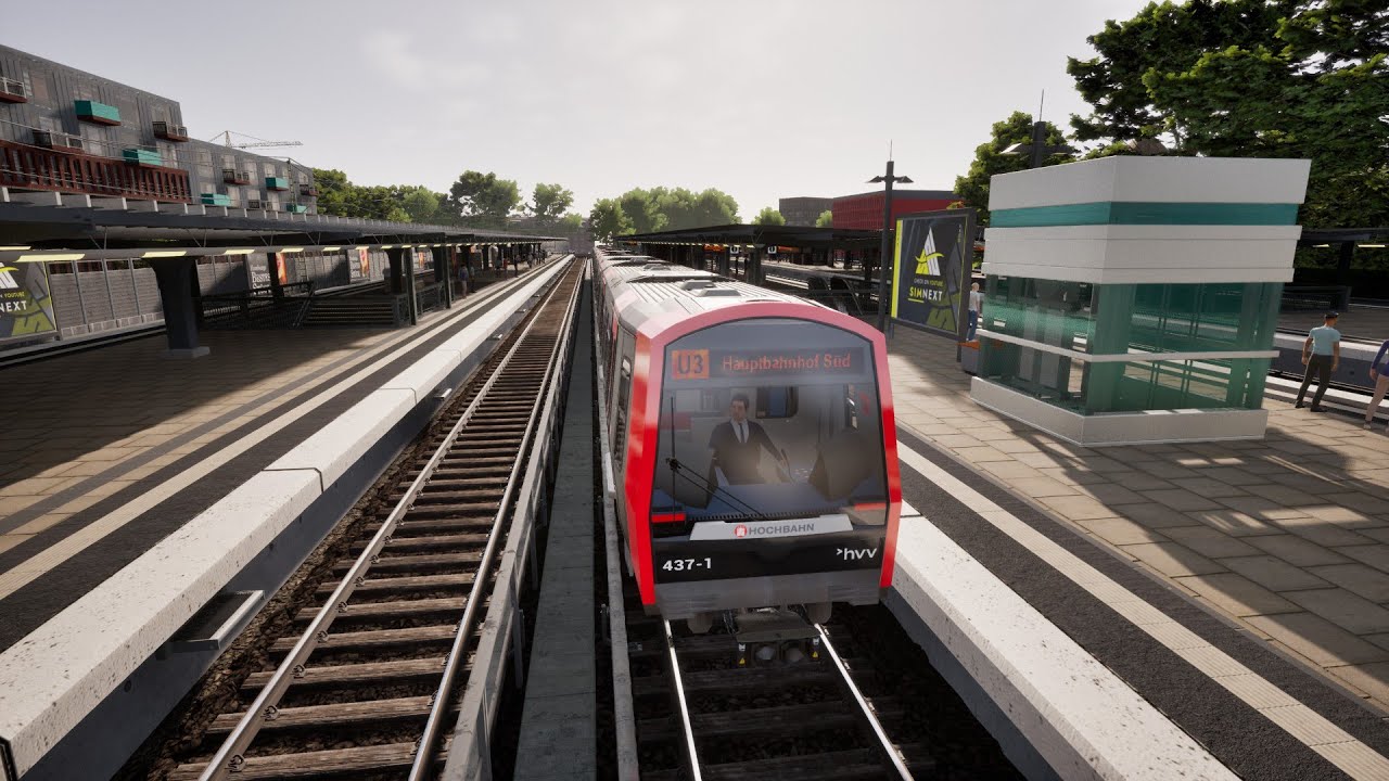 SubwaySim Hamburg | Mit der DT5 zum Eppendorfer Baum | Gameplay