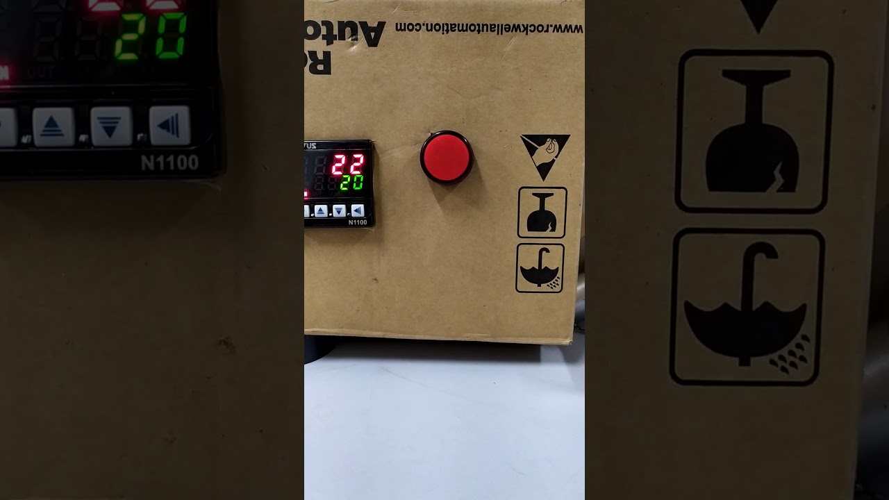Programação controlador temperatura Novus N1100