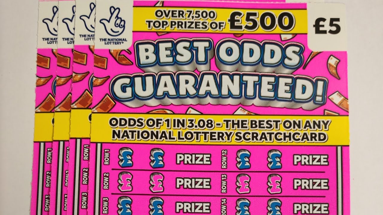 Best odds guaranteed scratch cards £20 in play