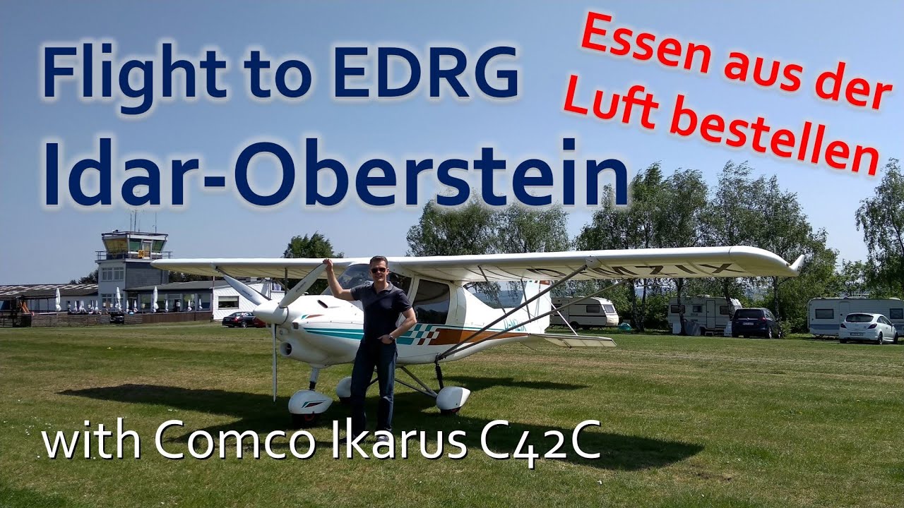 ✈ Flug nach Idar-Oberstein mit einer Comco Ikarus C42C