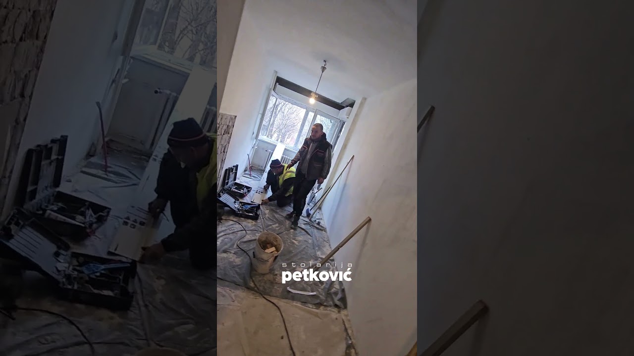 Zamena stolarije u celom stanu (PVC prozori i vrata) #stolarija #pvc  #prozori