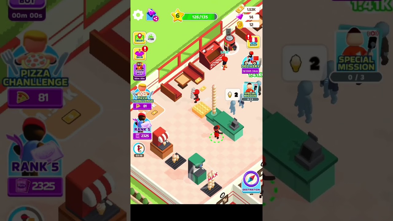 Pizza Ready Store 2 (Fine Guys) &ndash; Level 6 to 7 | Part 6 | Mobile Gameplay 🍕📱