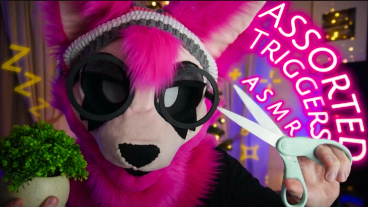ASSORTED ASMR TRIGGERS TO HELP YOU SLEEP (FURRY ASMR)