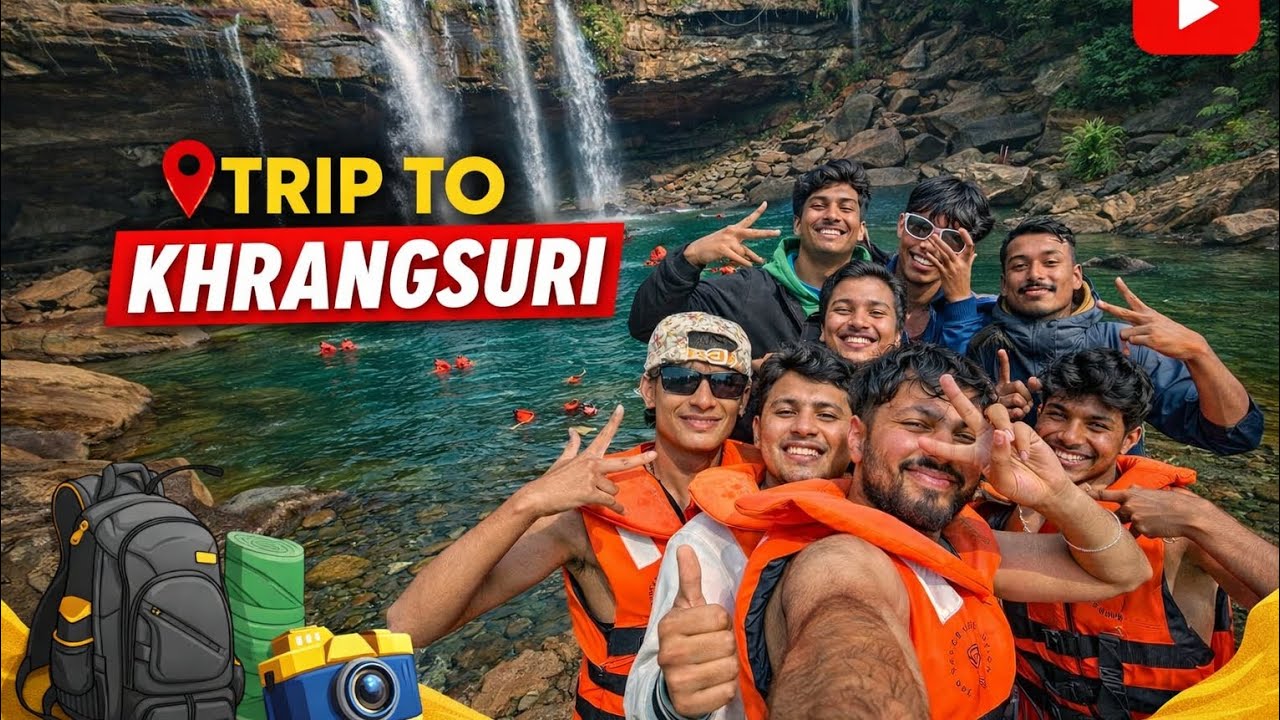 We are back with a trip after 2 months 🤍Sunday ride pe chal basse sundar location😊Khrangsuri falls