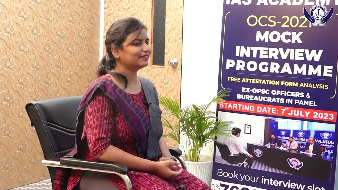 ADYASHA MOHANTY, Rank-139, OPSC 2021 | Vajirao IAS Academy