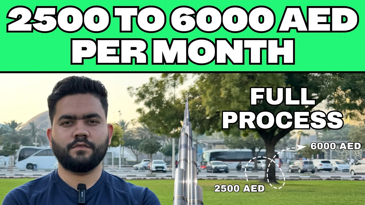 How to Reach 2500 AED to 6000 AED Per Month in Dubai (Real Growth Plan 2026)