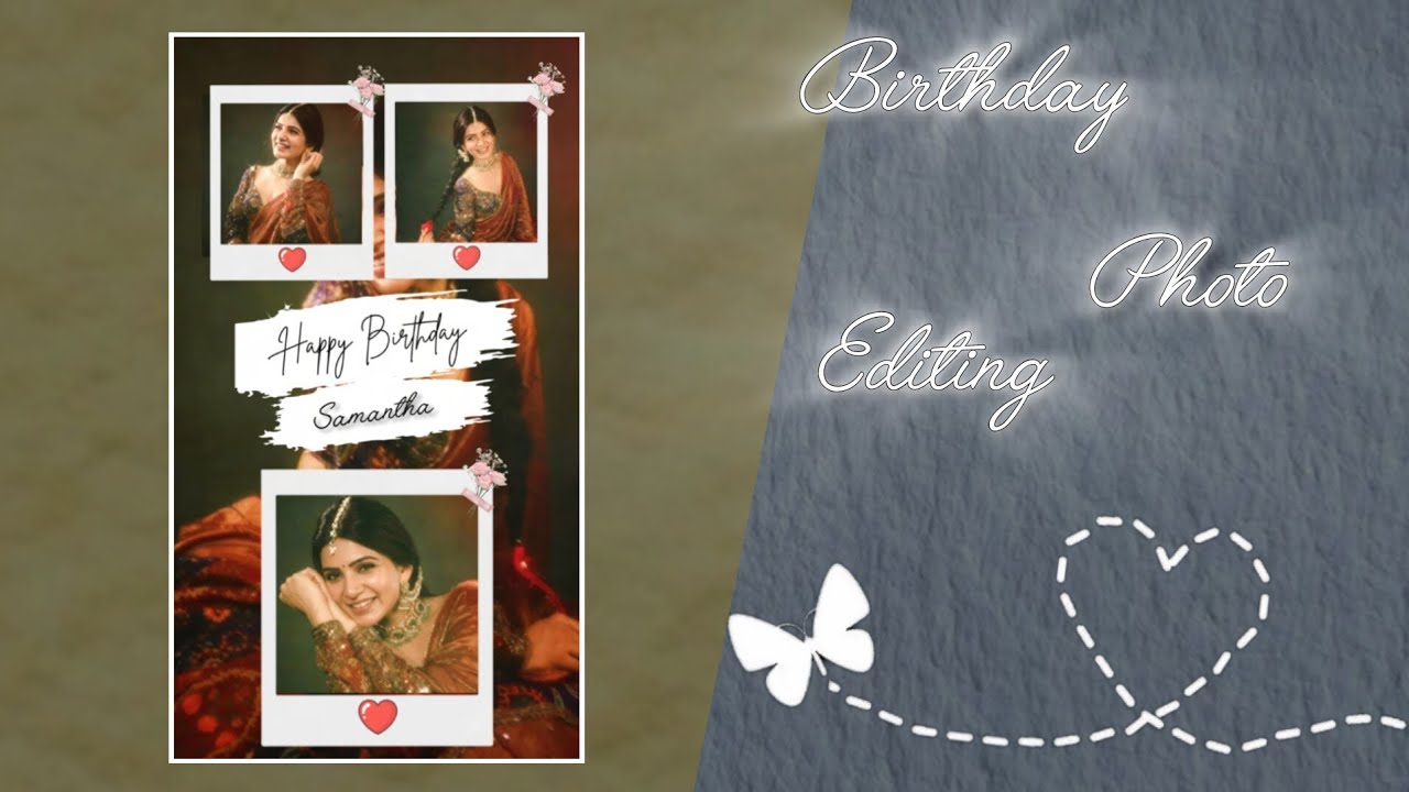 Simple Birthday Photo Editing | inshot Tutorial Tamil