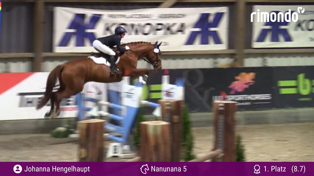 Johanna Hengelhaupt & Nanunana 5 siegen in der Stil Springprüfung Kl. L | Nordic Jumping
