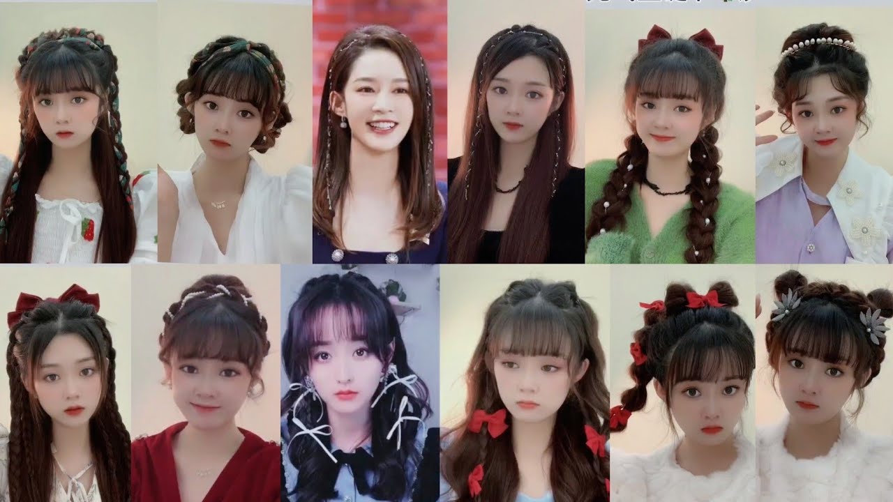 Top 12🌈 Easy & Cute 🔥 Hairstyle Tutorial 💞 Korean Hairstyles