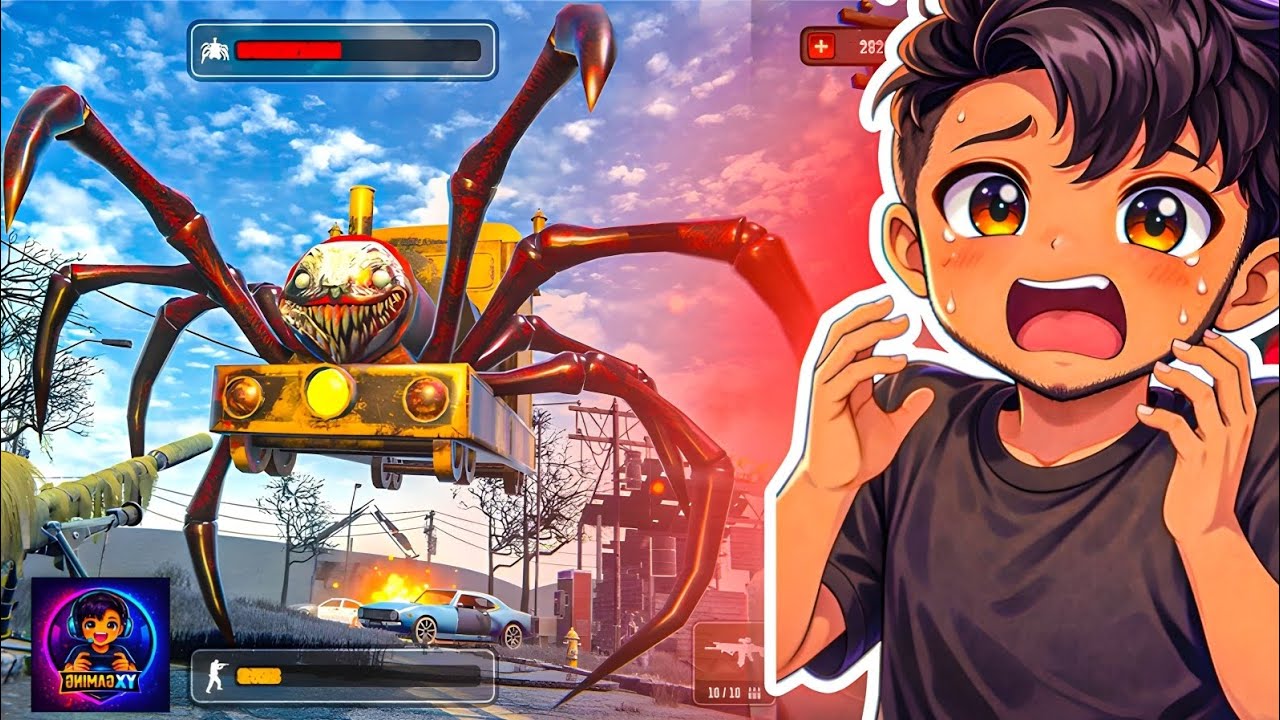 This Spider Train Hunted Me NONSTOP 🕷️🚆 | Monster Survival Game