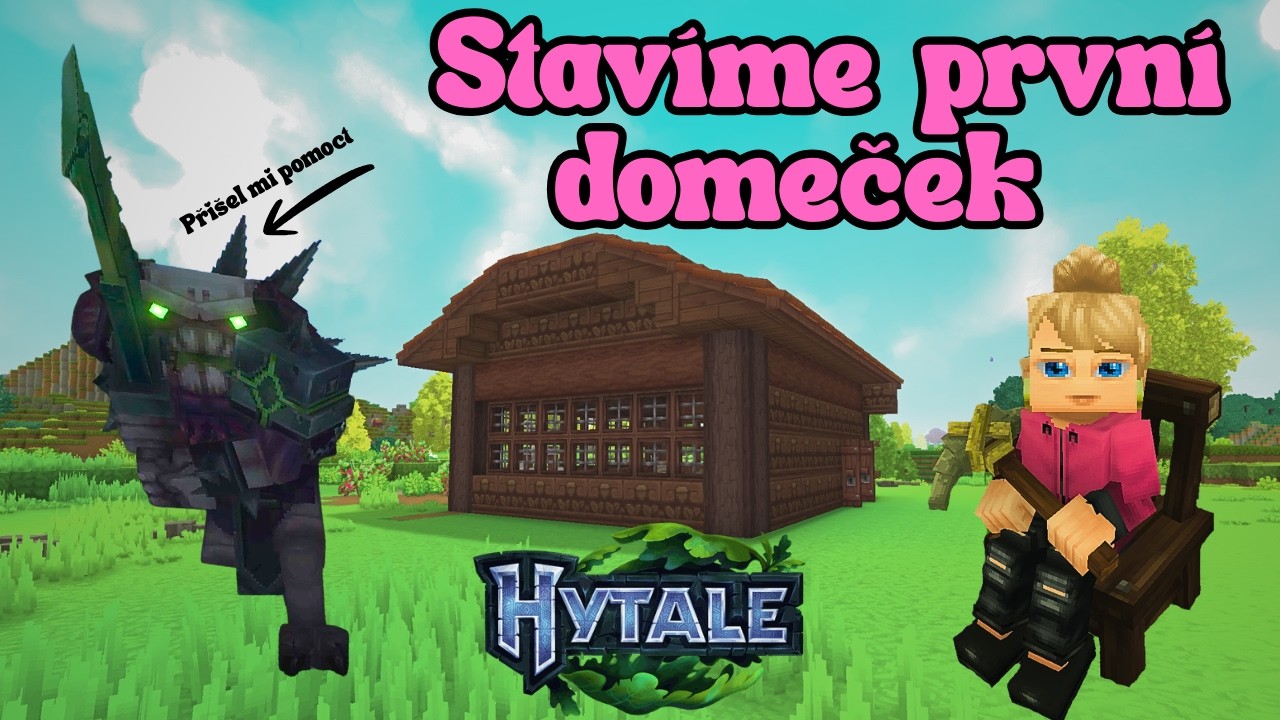 Stavíme první dům! | Hytale #2