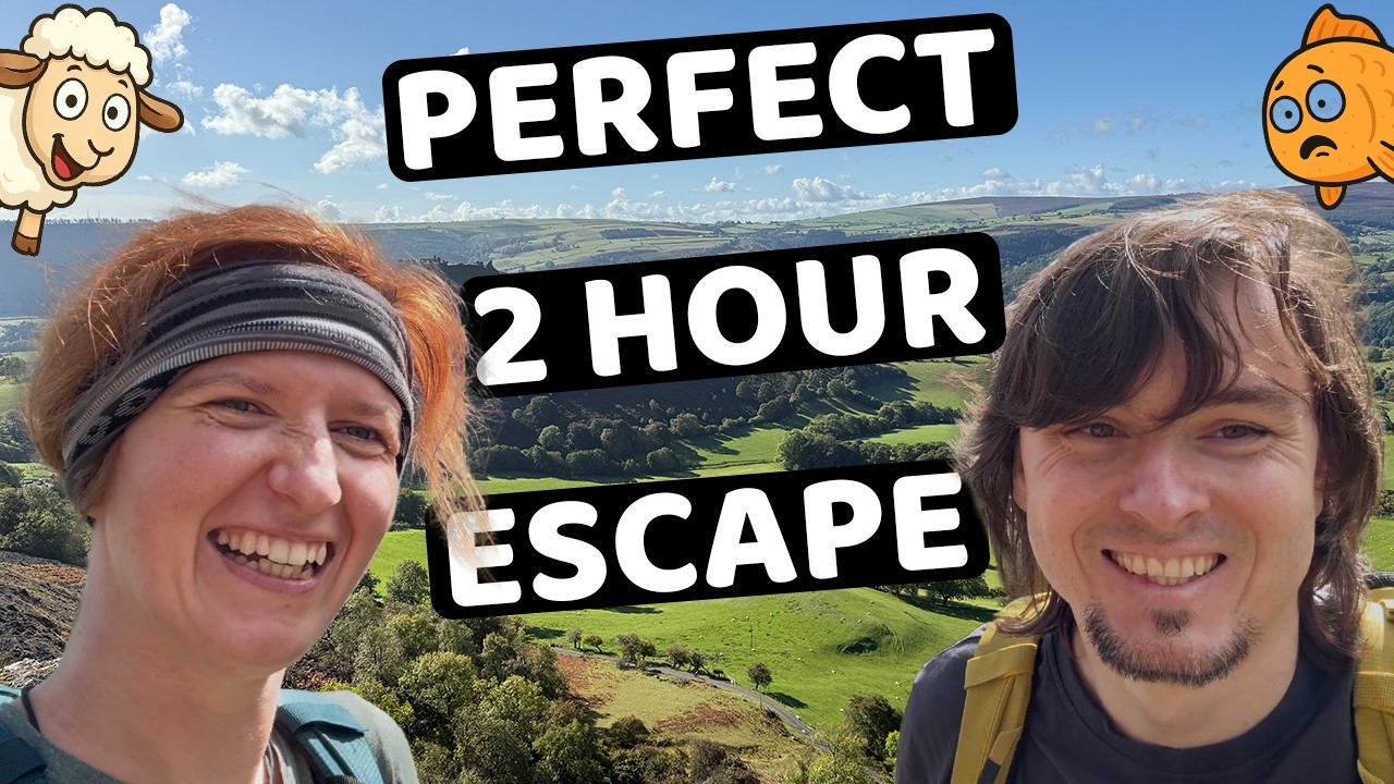 A Perfect 2-Hour Escape in North Wales | Trevor Quarry Walk & Dinas Brân Castle Views