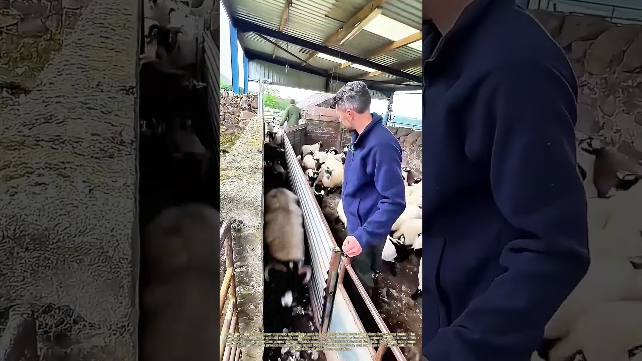 Controlling the Gate: How a Farmer Separates Sheep by Size in a Pen