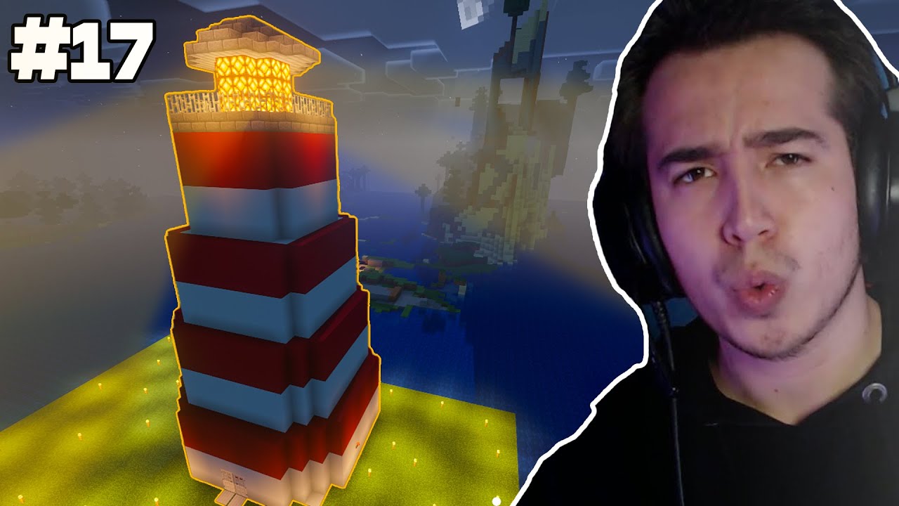 🌊SAHİL İÇİN DENİZ FENERİ YAPTIK !!🌊 *Şişko Fener* | Minecraft Survival Bölüm 17