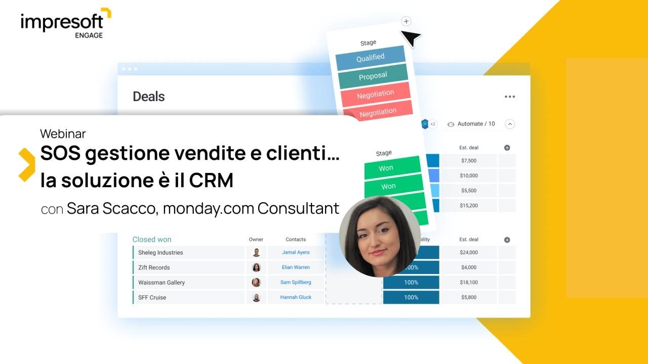 SOS gestione vendite e clienti, la soluzione è il CRM