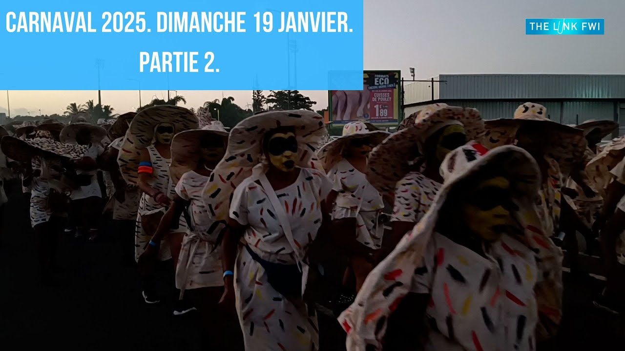 carnaval 2025 dimanche 19 janvier : Nasyon, Nukila, Moun Ki Moun, Pwen La, Mas a Wobè, Akiyo