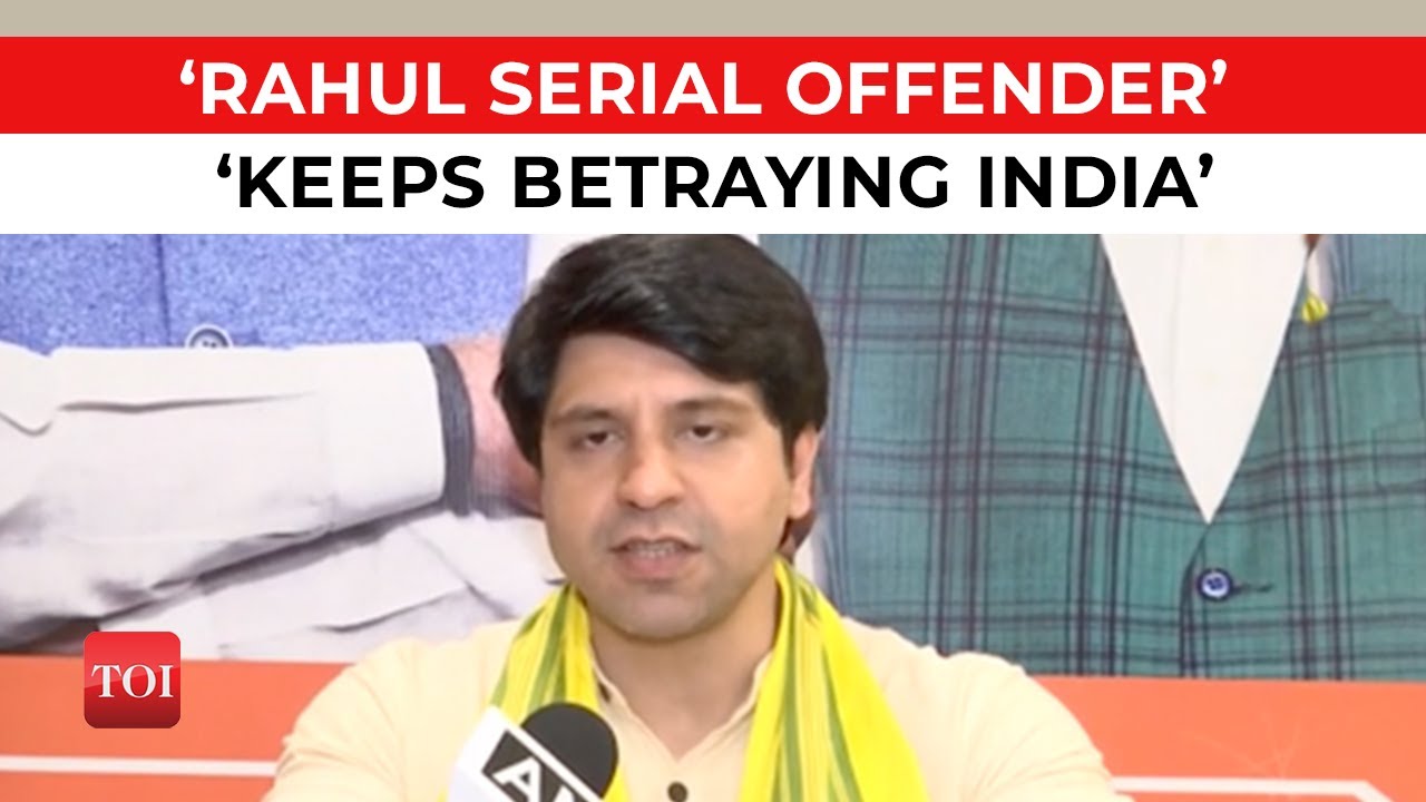 Shehzad Poonawala: Rahul Gandhi betrays India by seeking foreign intervention on domestic affairs