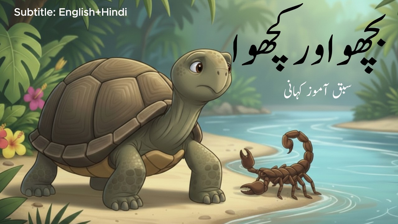 The Scorpion and The Turtle | بچھو اور کچھوا |@KCB Jungle