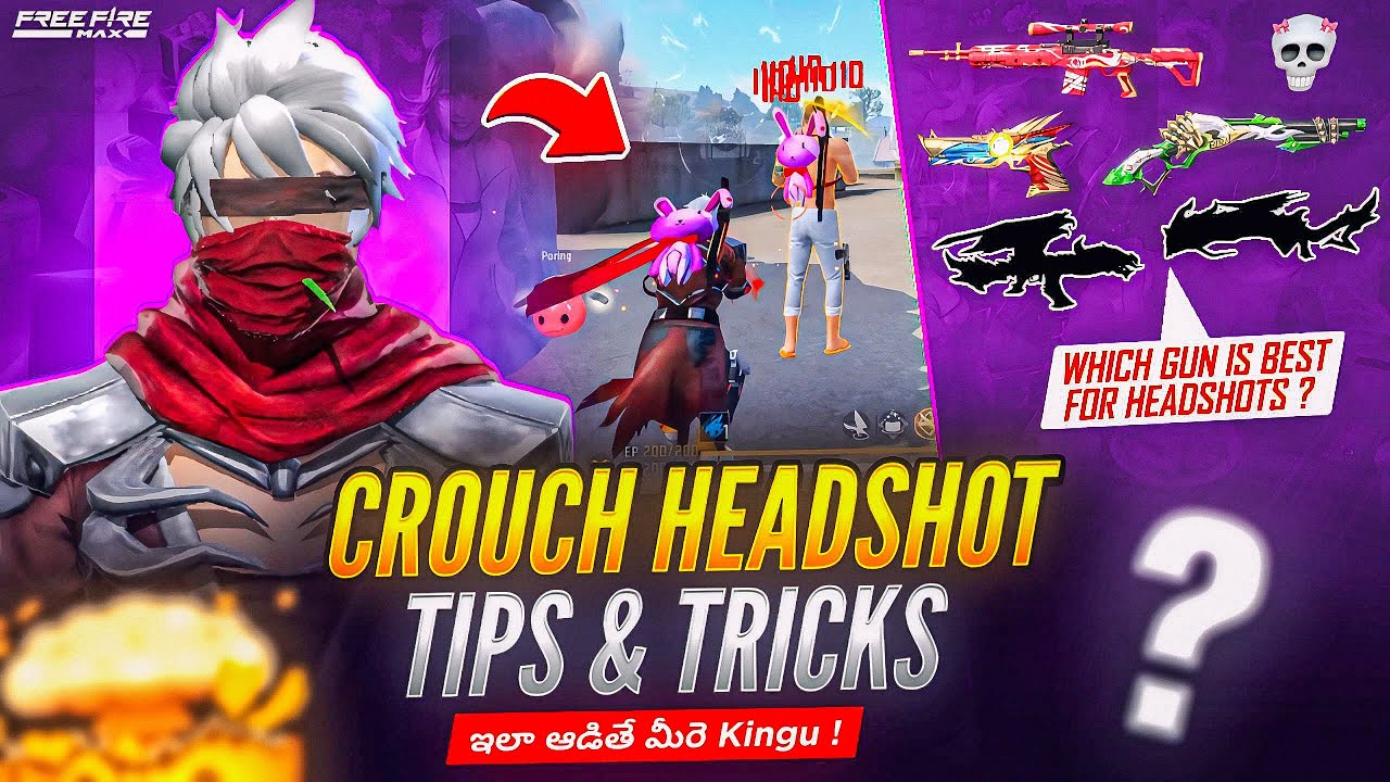Revealing My 6 Years Old Hud & Sensi 😱 Secret Crouch Headshot Tricks For Free Style Players 🤯