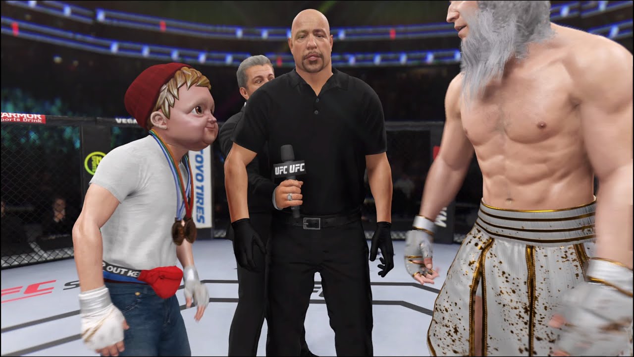 Хасбулла против Зевса Бога - EA Sports UFC 4 - Безумный UFC 👊🤪