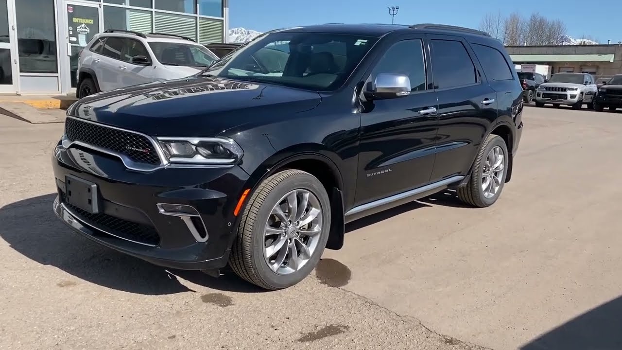 2021 Dodge Durango Citadel  - Diamond Black -  Stock T9800A