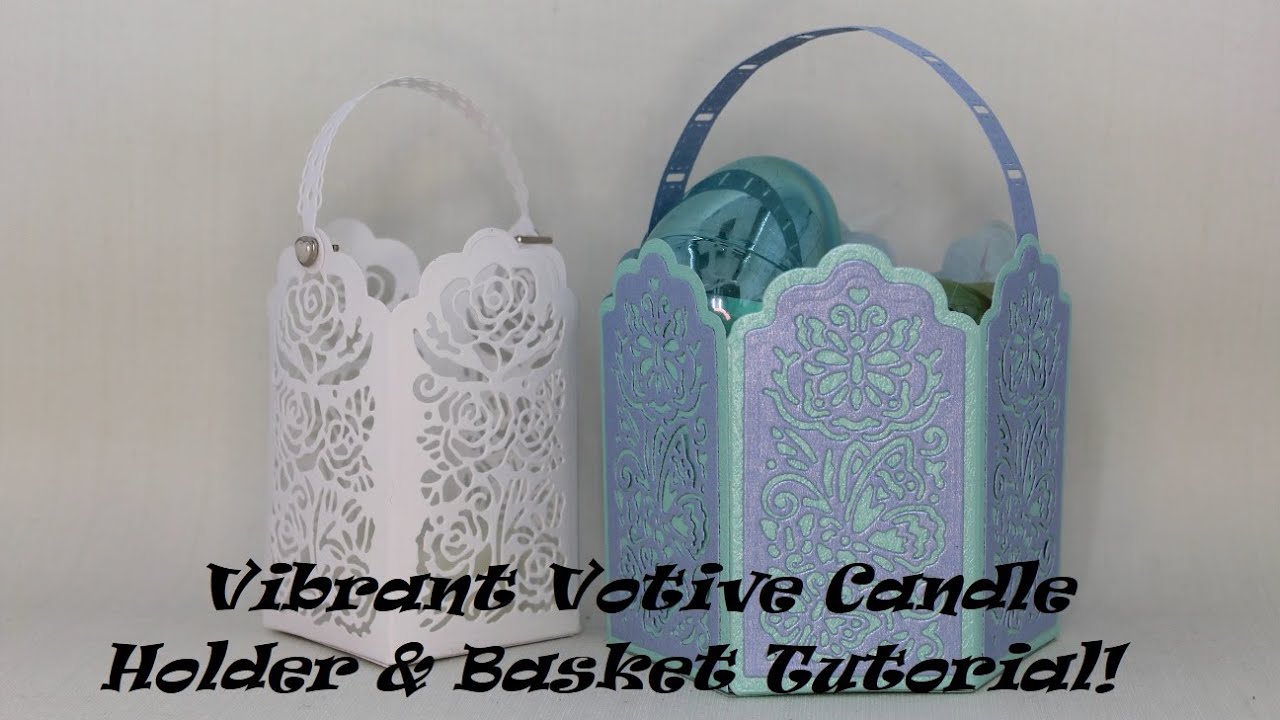 Tonic Studios Designer's Choice #16: Vibrant Votive Holder Review Tutorial! Votive Holder & Basket!