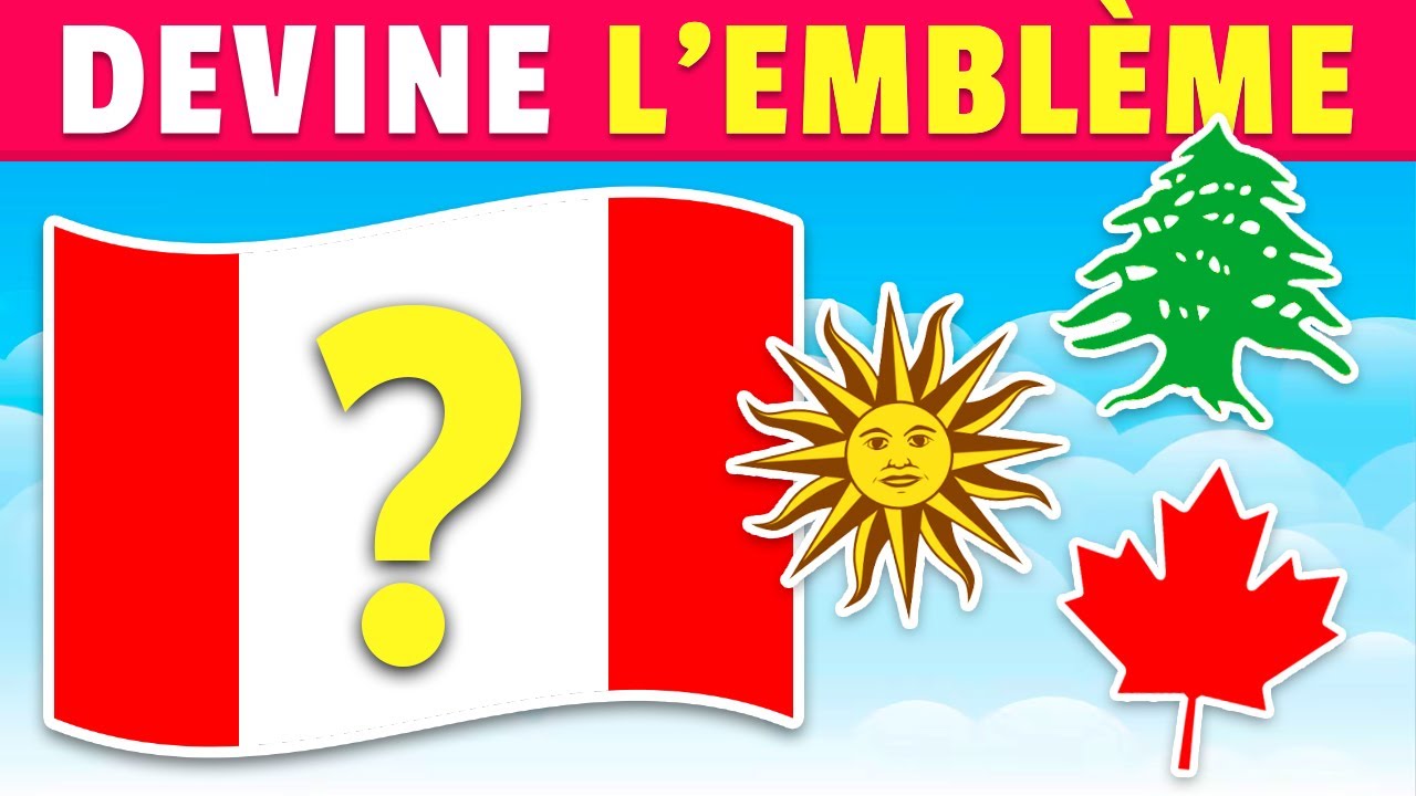 Devine l'EMBLÈME du DRAPEAU | Quiz Drapeau