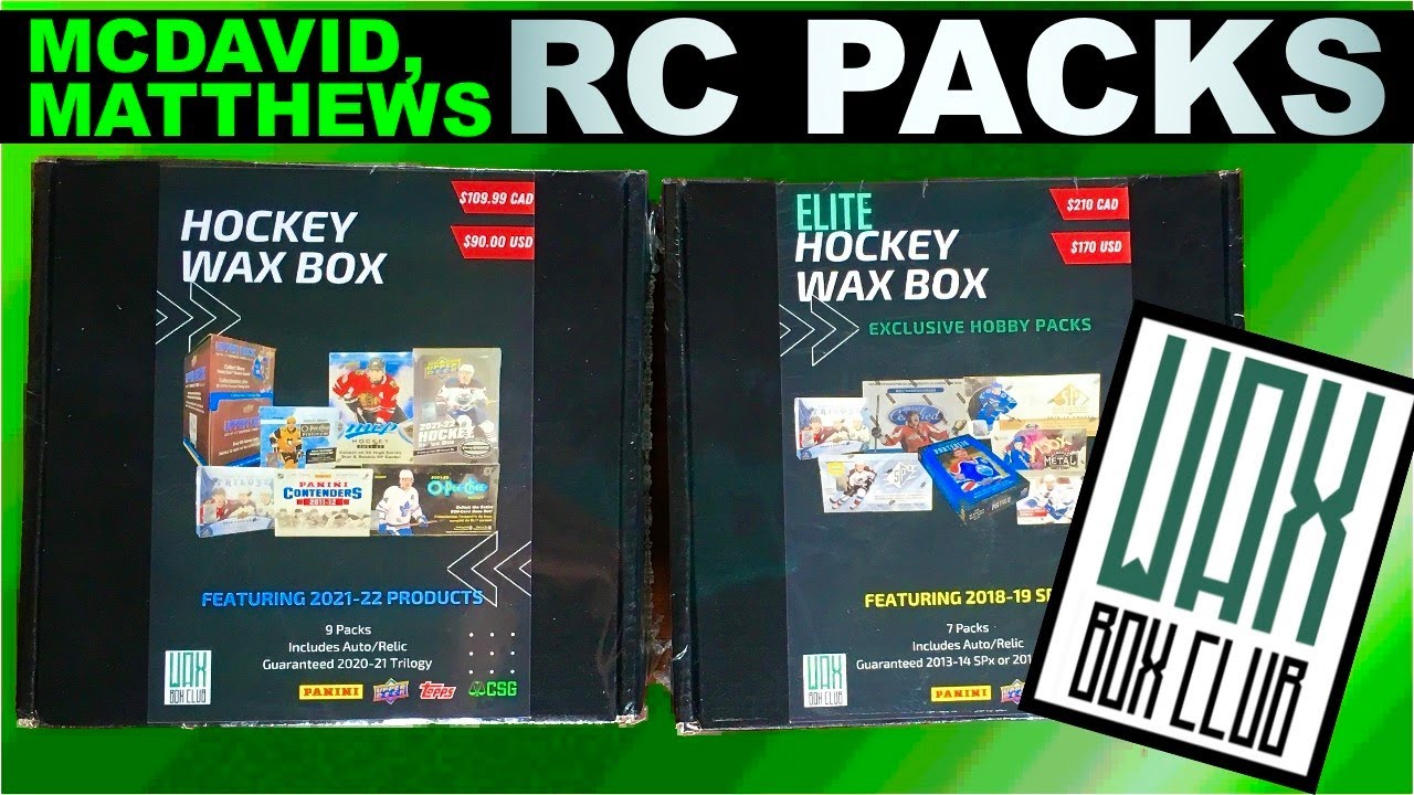 NEW LOOK, NEW LINEUP! - ELITE Wax Box Club Hockey Card Subscription Box + Standard - April 2022