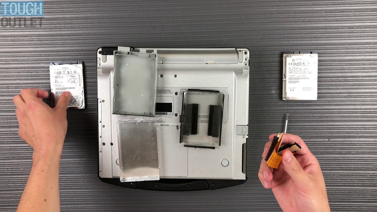 Panasonic Toughbook CF-74: How to change HDD