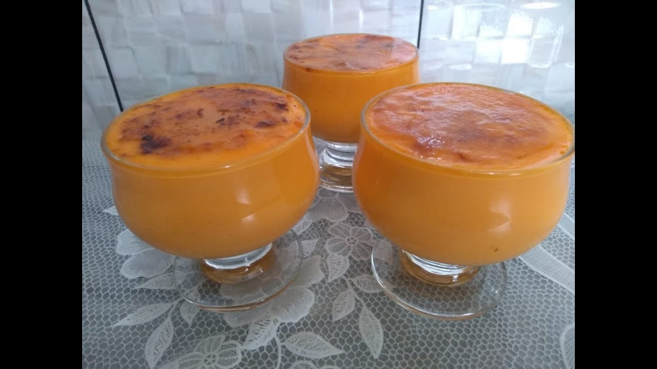 Creme de cenoura doce