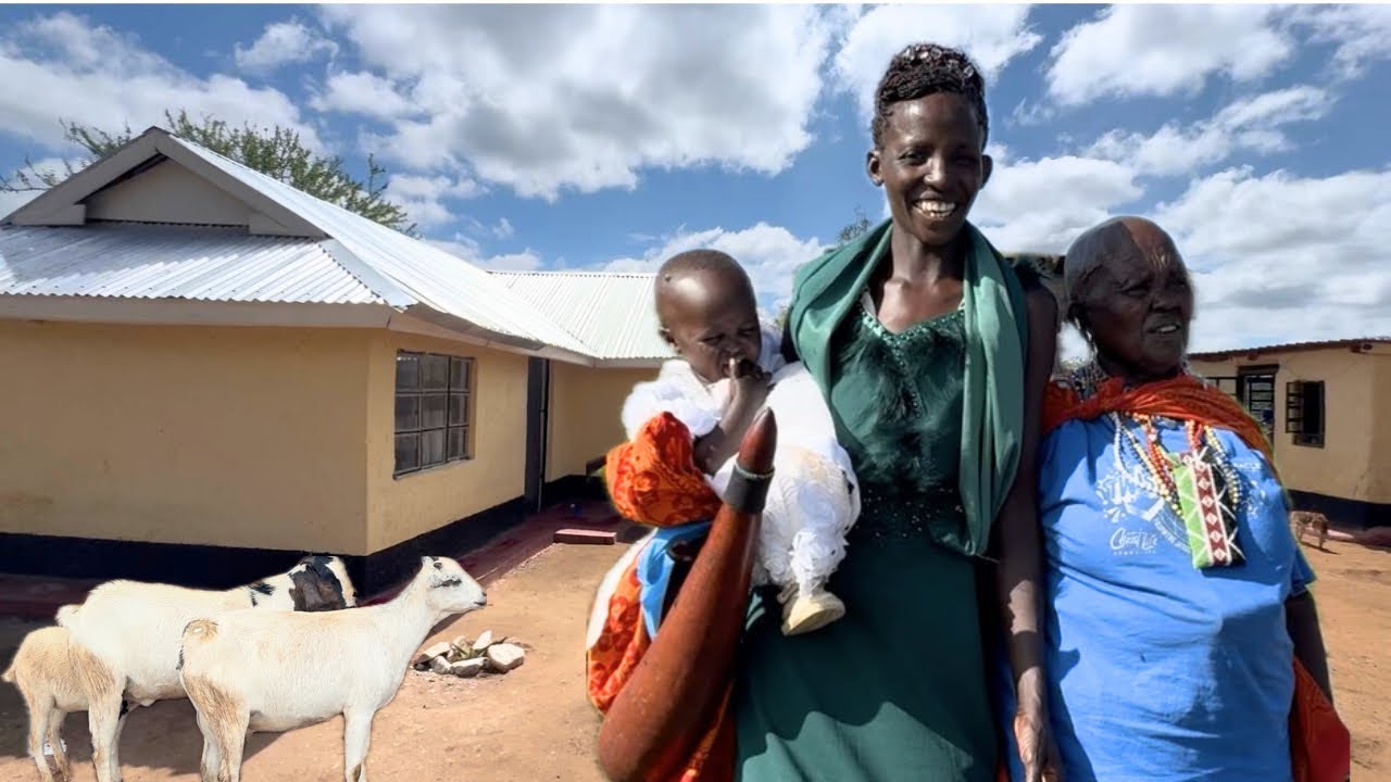Emotional Moment: Grandma Blesses Her After God Turned Her Mud House Into a Mansion