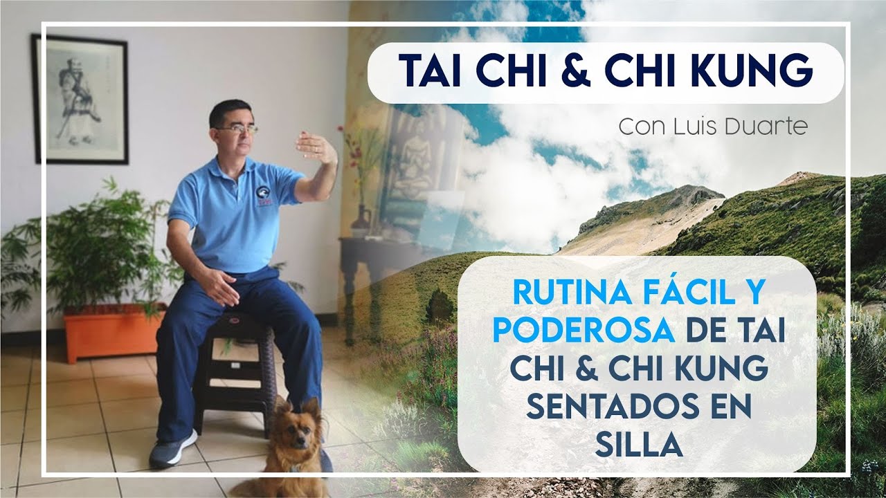 Rutina Facil y Poderosa de Tai Chi & Chi Kung SENTADOS EN SILLA 😀🙏