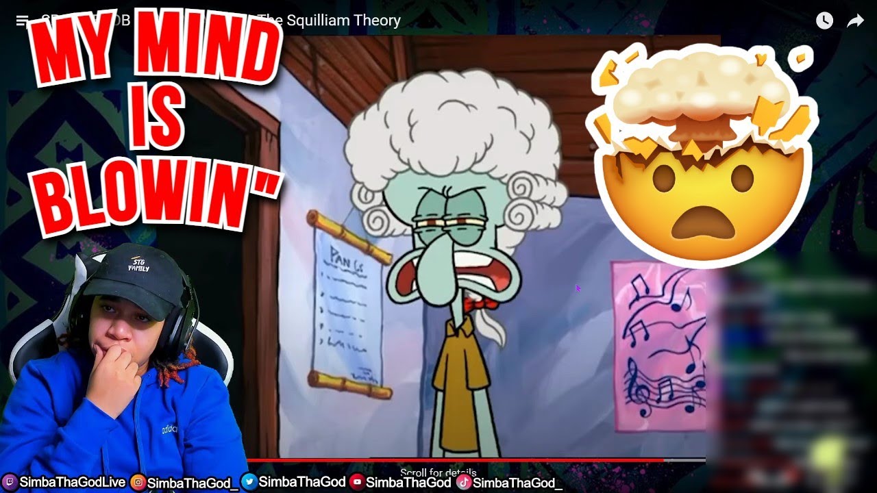 SPONGEBOB CONSPIRACY #1: The Squilliam Theory | SimbaThaGod Reacts