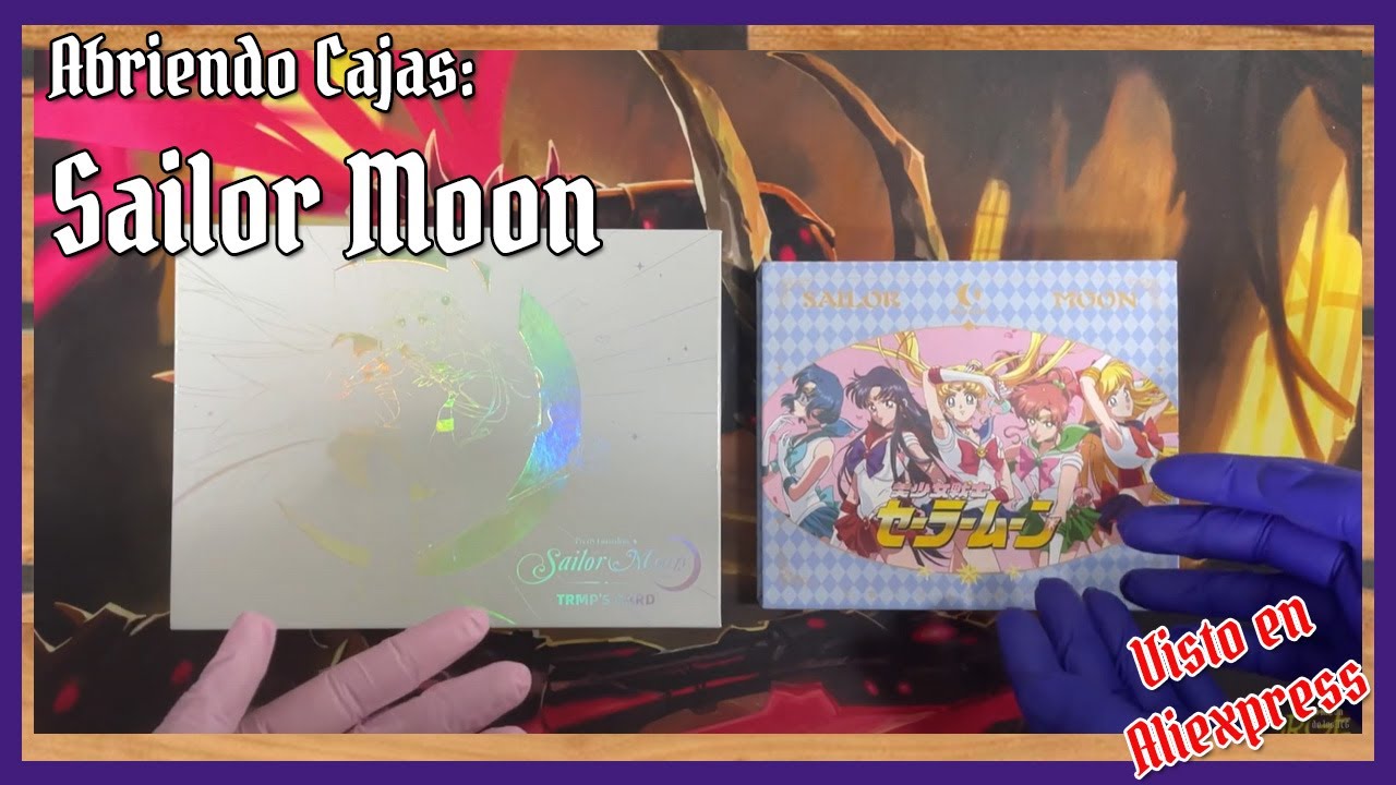 Comparativa cajas cartas [Sailor Moon].  TRMP's vs MOON Card