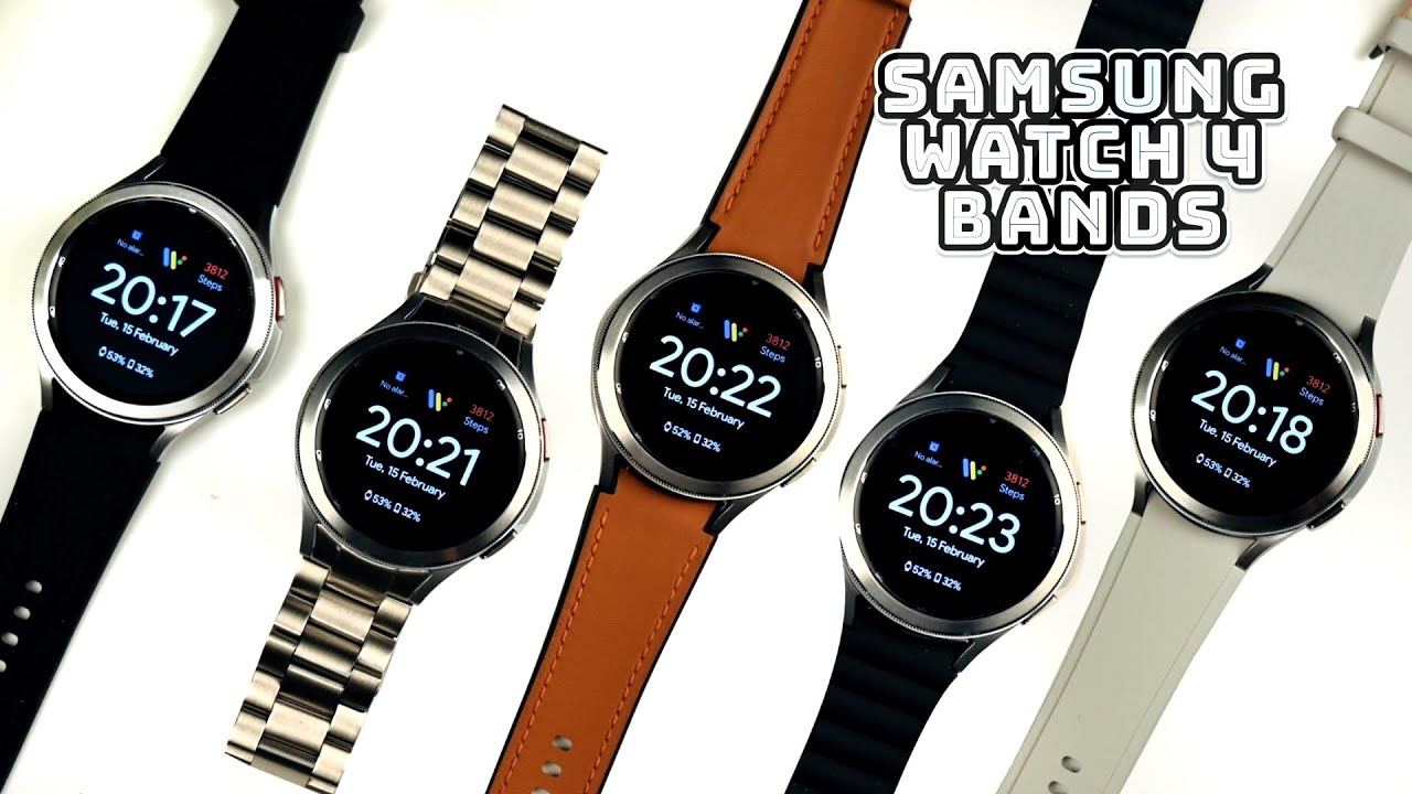 Straps / Bands for the Samsung Watch 4 Classic