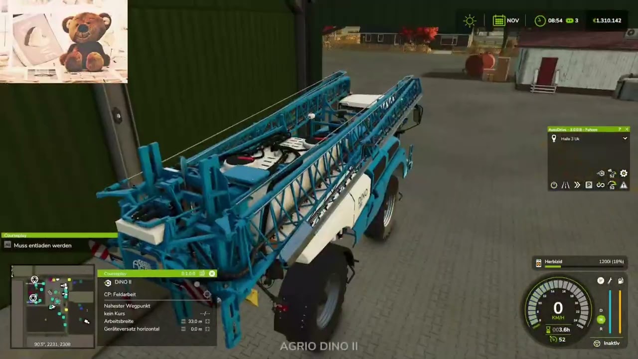 LS 25 NF Marsch 313 - Wir Ernten die Restlichen Felder !!!